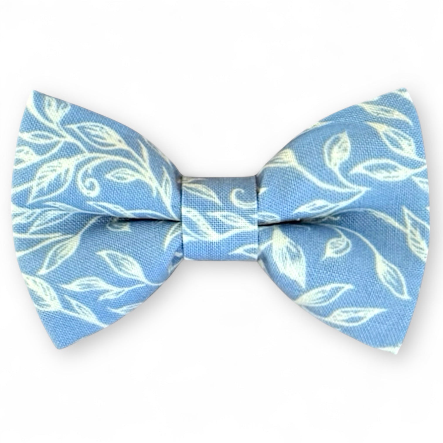 Blue & White Floral Bow Tie for groomsmen, wedding party and ring bearers.