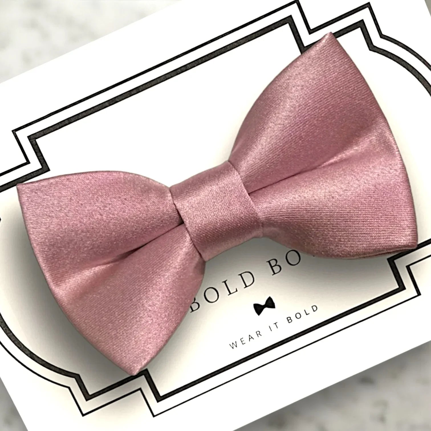 Rose Gold Dog bow tie or Cat bow tie for pet bowtie collar.