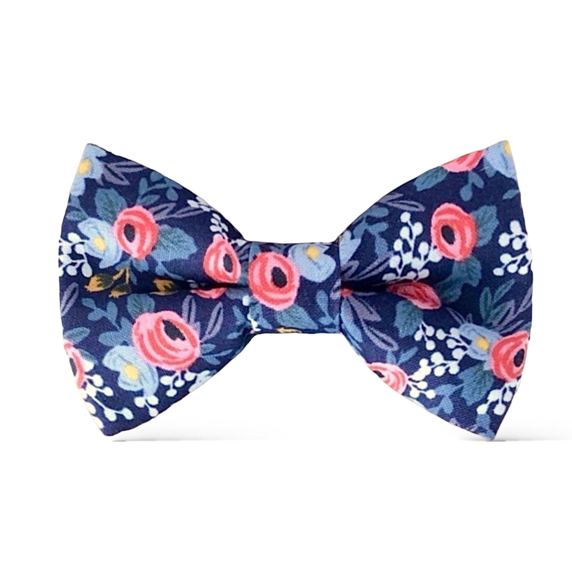 Navy Rifle Paper Co Garden Party Men’s Bow Tie- Floral Bowtie for wedding