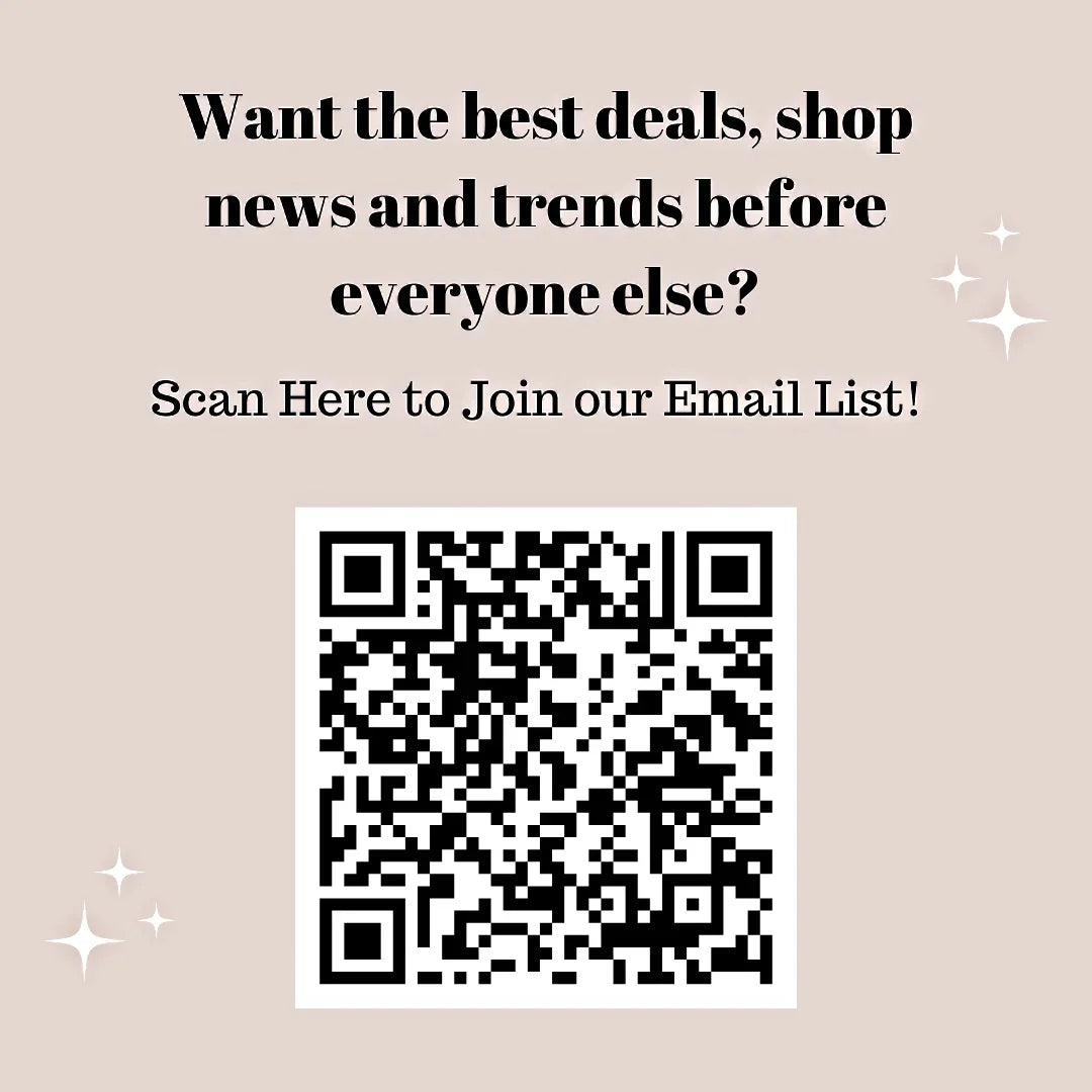 a QR code and a message asking for the best deals, news, and trends before everyone else.