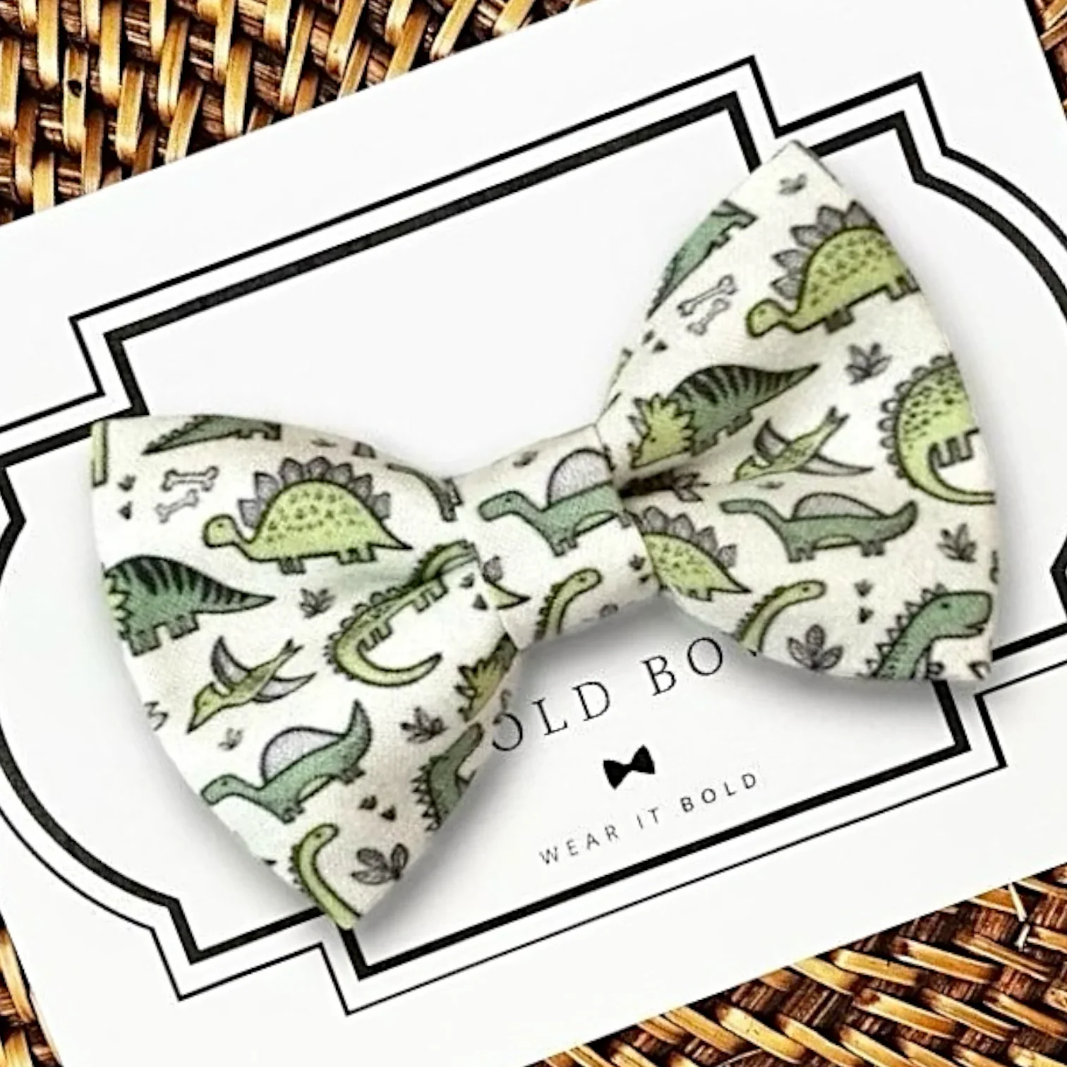 Dinosaur dog bow tie or cat bow tie