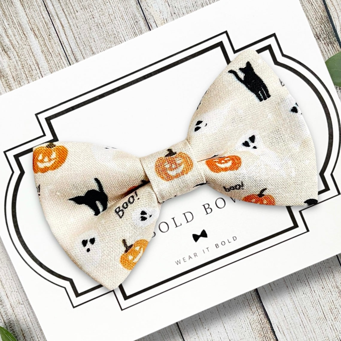 Neutral Halloween Dog Bow Tie for Dog Collar and Cat Collar
