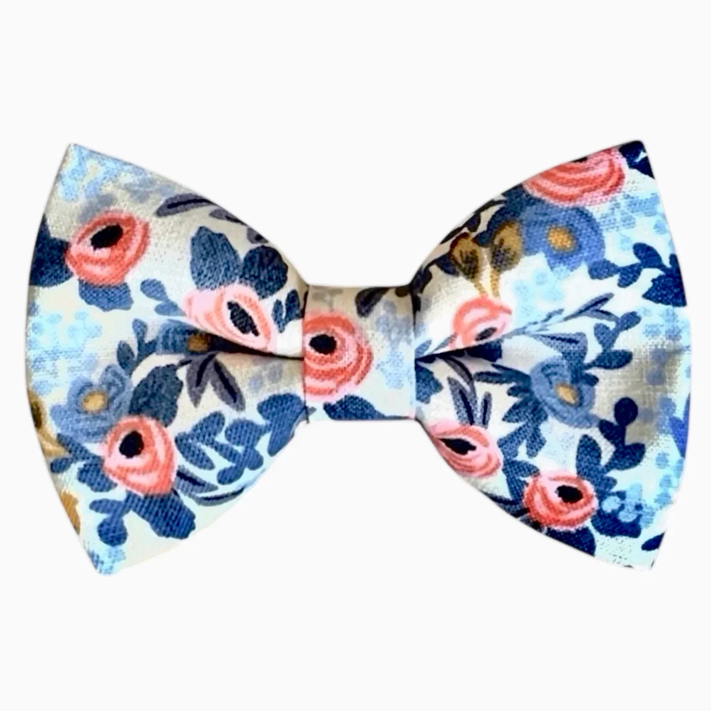 Floral bow tie for men and boys and ring bearer outfit in white blue and pink.