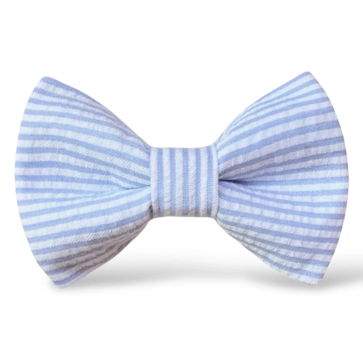 Juicy Couture Seersucker Bow Embroidered Hat Blue White Striped Seersucker Team Hat – Premier main image 3
