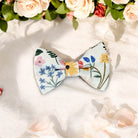 Floral Bow Tie- Cotton Garden Bowtie for Men and Boys for wedding party, groomsmen, and ring bearers.