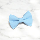 Sky blue bow tie for wedding, ring bearers and groomsmen.