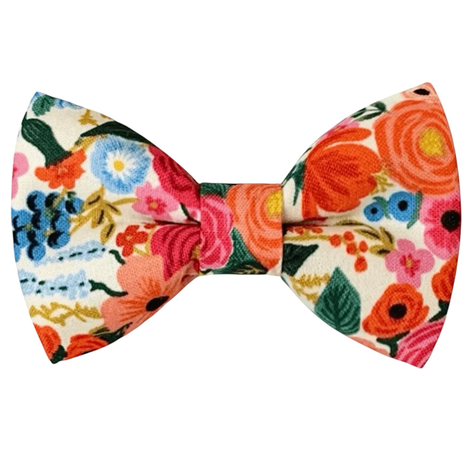 Floral bowtie for men, groomsmen and ring bearers on a white background