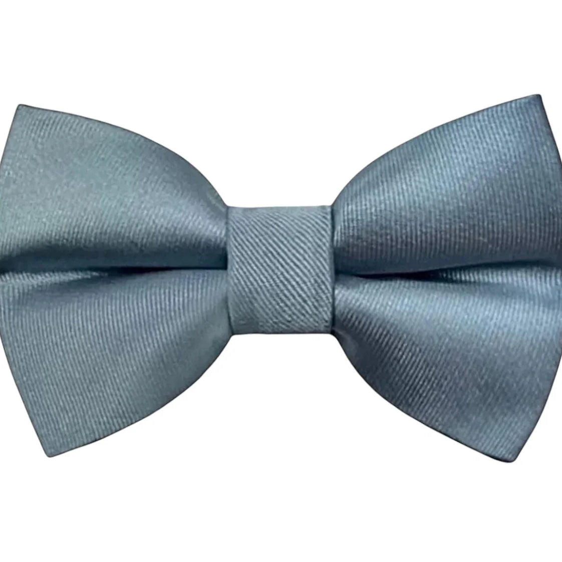 Size chart for suspender and bow tie sets from The Bold Bow Tie. Small (6mo-6yr): 18"-29" suspenders, 3.5" bow. Medium (7-12yr): 25.5"-40" suspenders, 4" bow. Adult (13yr-6ft tall): 25.5"-40" suspenders, 4.5" bow. Big & Tall (Over 6ft tall): 31"-53" suspenders, 4.5" bow. Instructions note to measure from the back waistband over the shoulder to the front waistband for a comfortable fit.