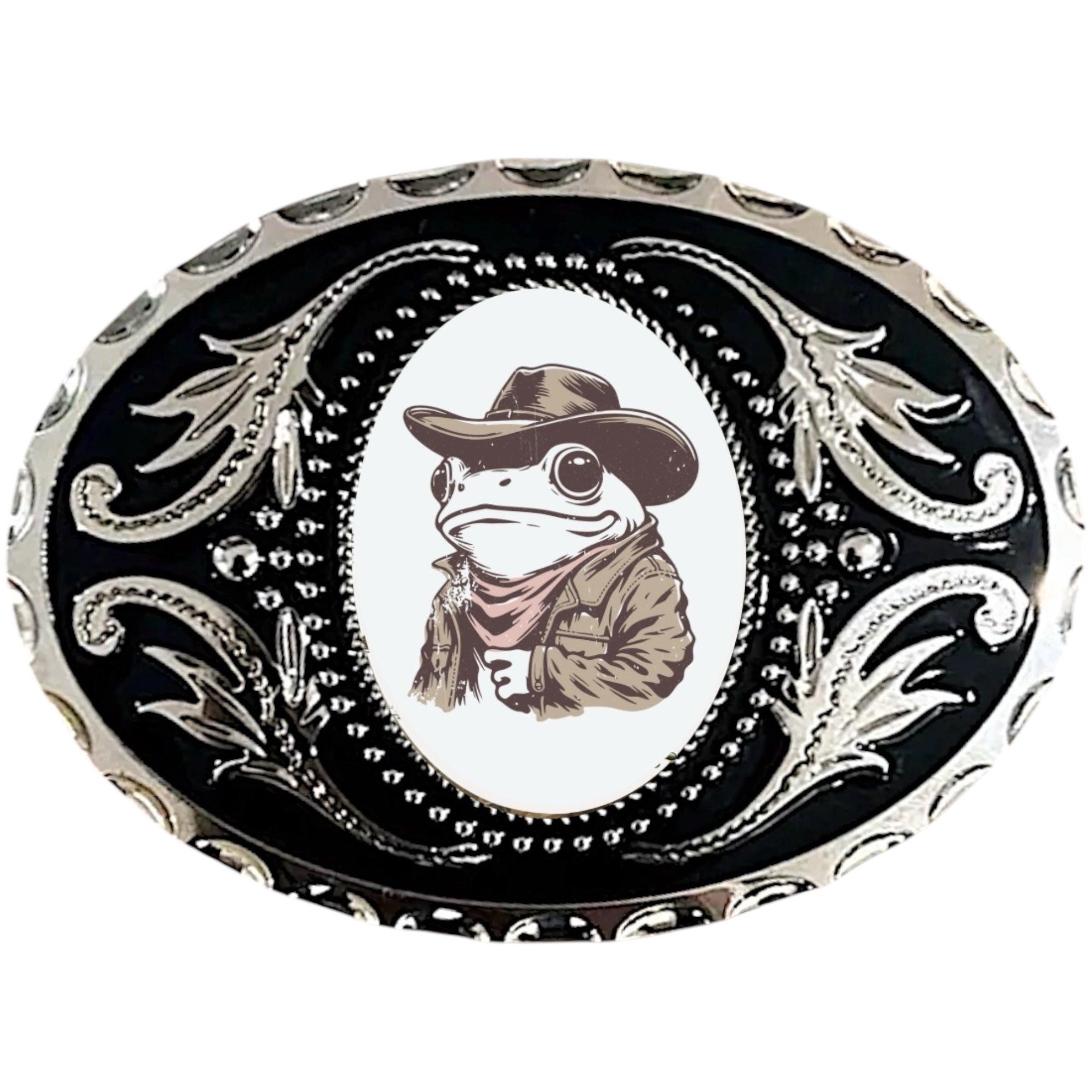 Frog belt buckle