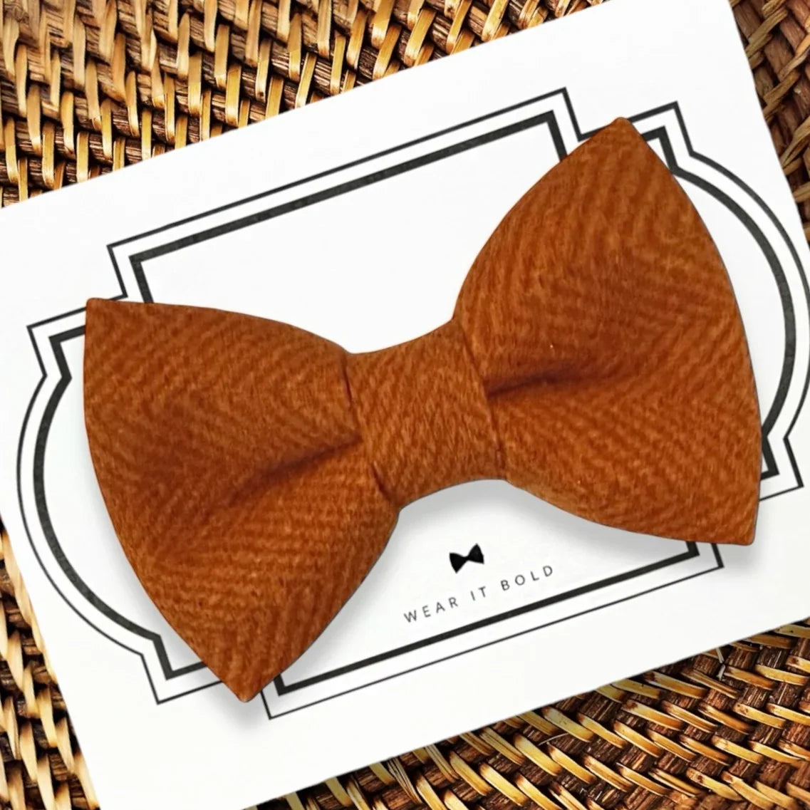 Orange Dog bow tie or Cat bow tie for pet bowtie collar.