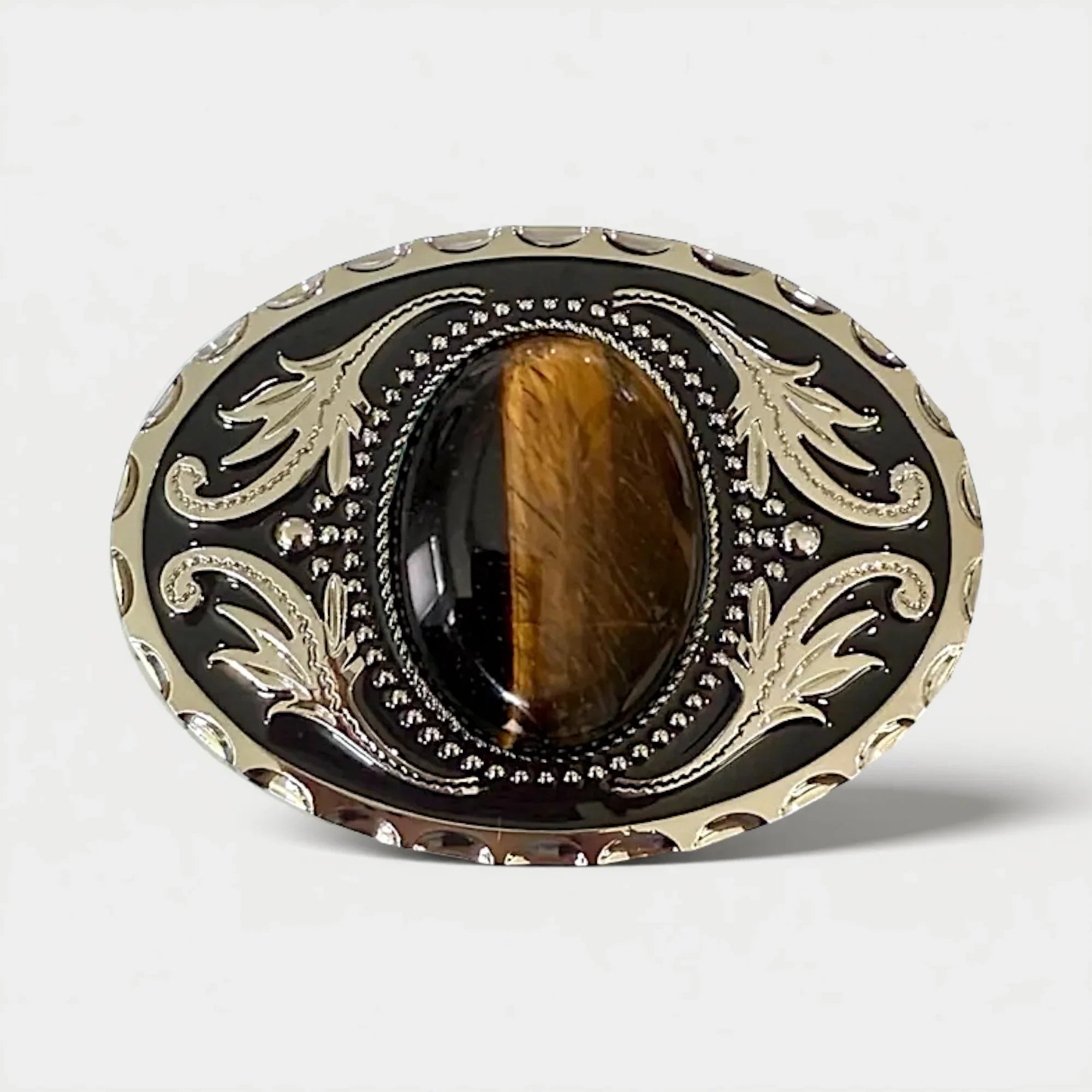 Tiger's Eye belt buckle for men and women