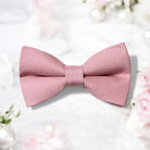 Dusty Rose Men’s Bow Tie for weddings, ring bearers and groomsmen.