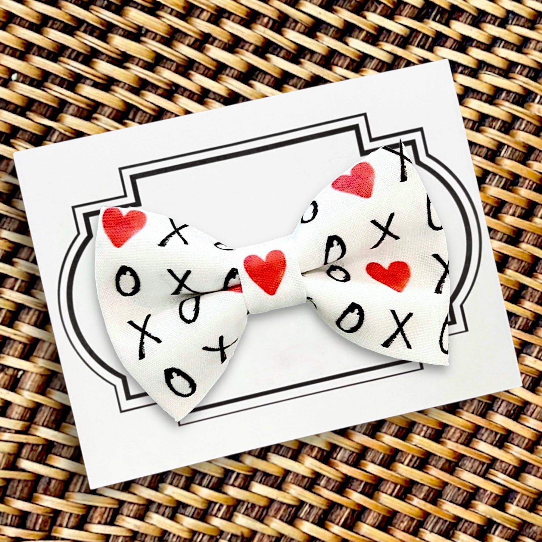 Valentines Day dog Bowtie or cat bowtie.