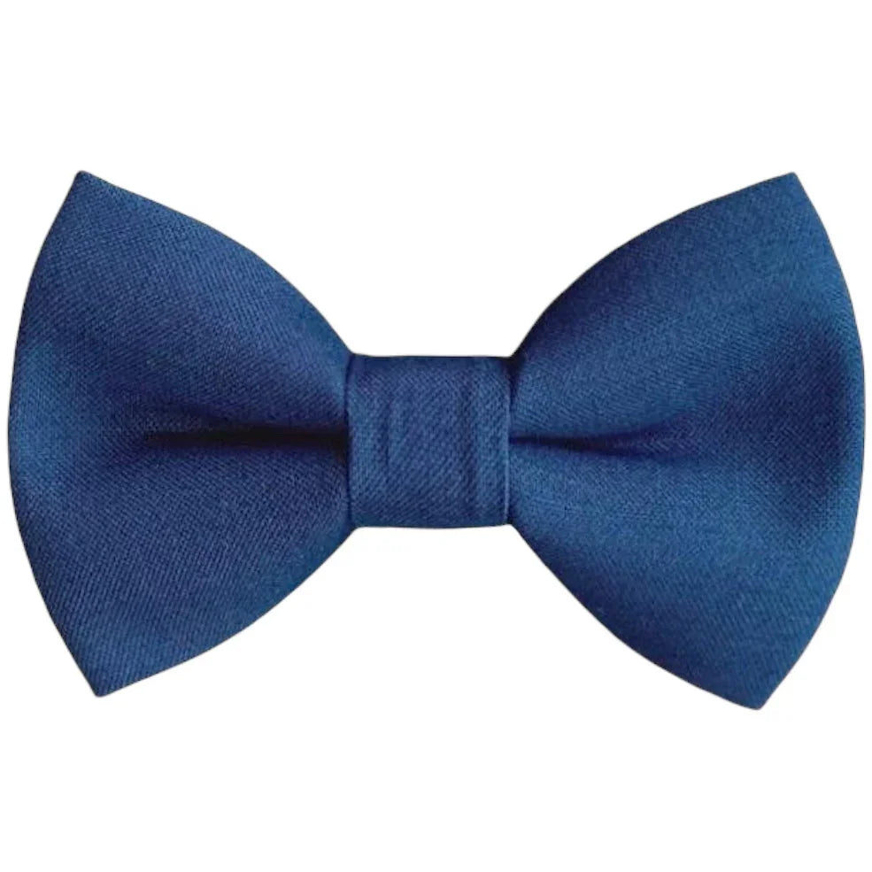 Slate Blue Bow Tie for wedding, groomsmen and ring bearers.