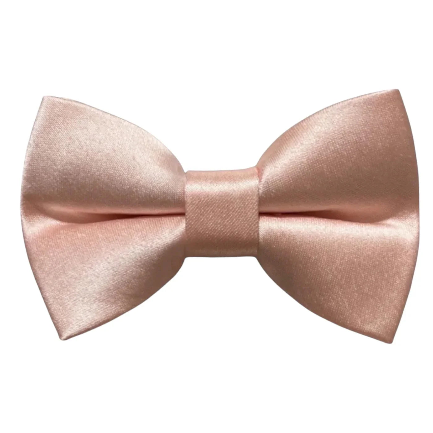 Pink bow tie on a white background