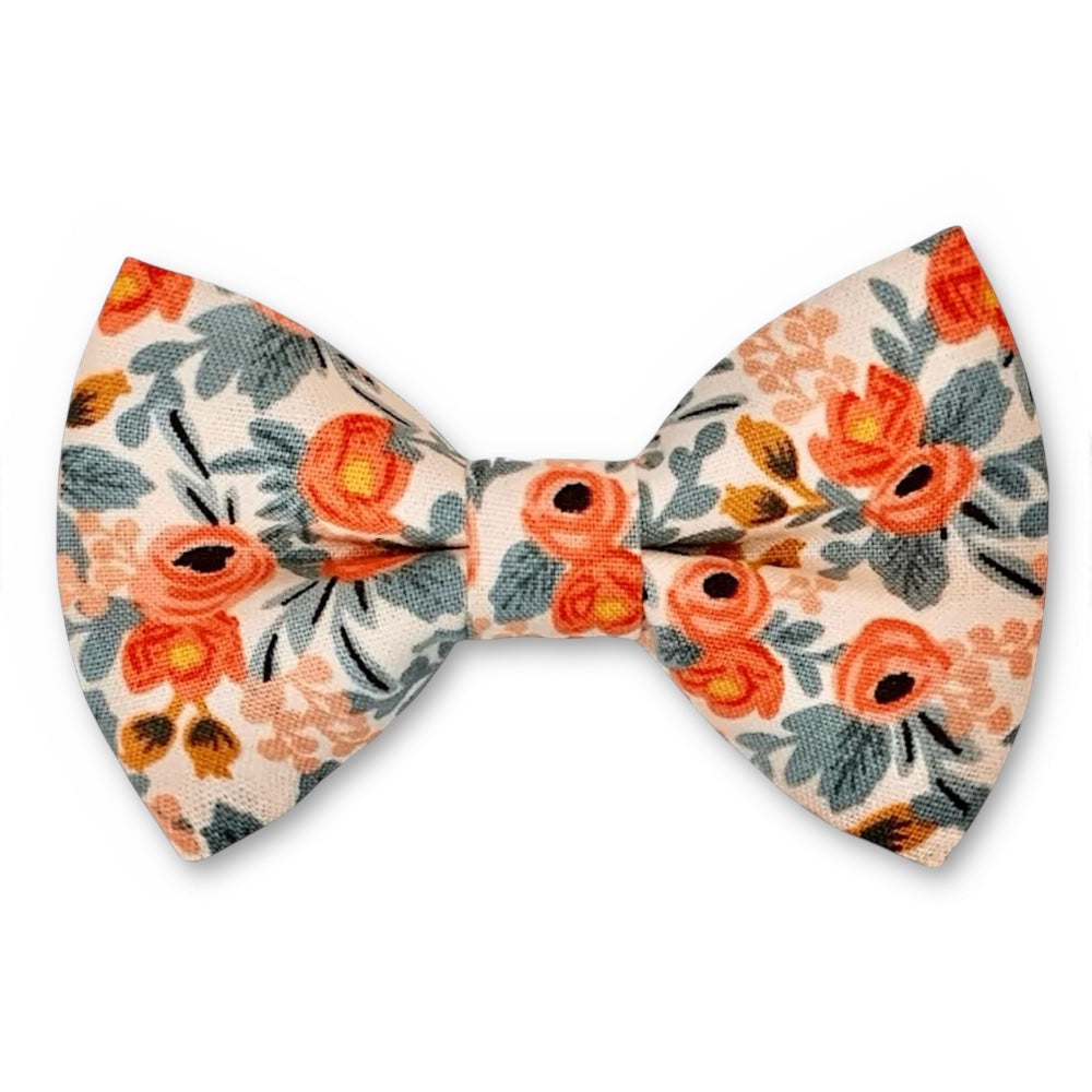 Floral bow tie