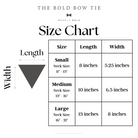 the size chart for a size chart for a table