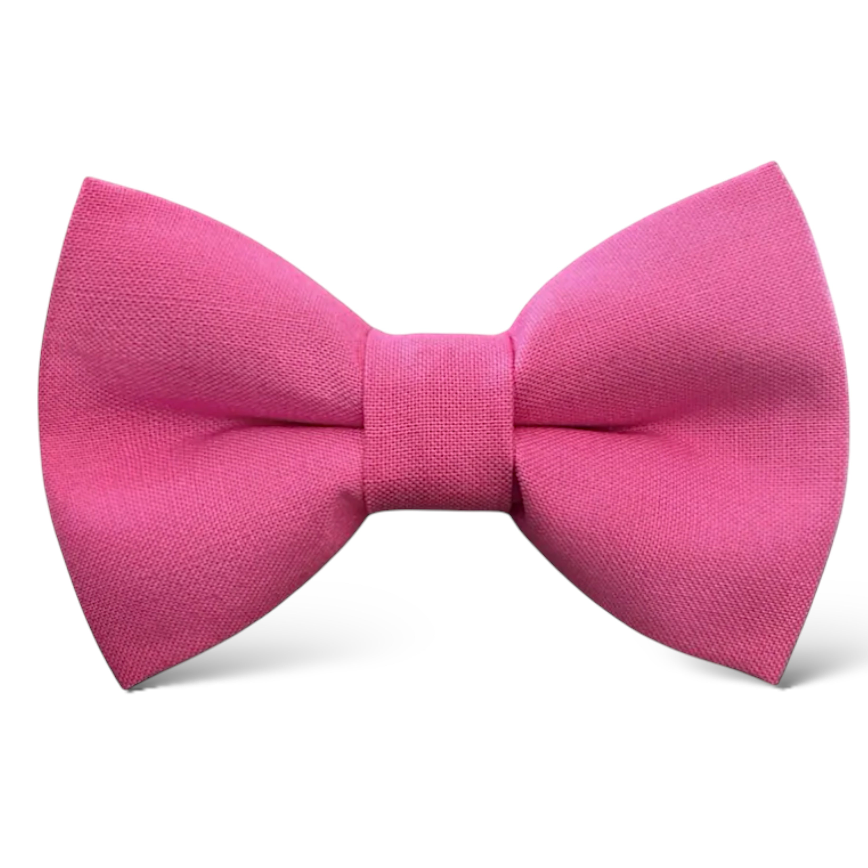 Candy Pink Bow Tie for wedding or special event.