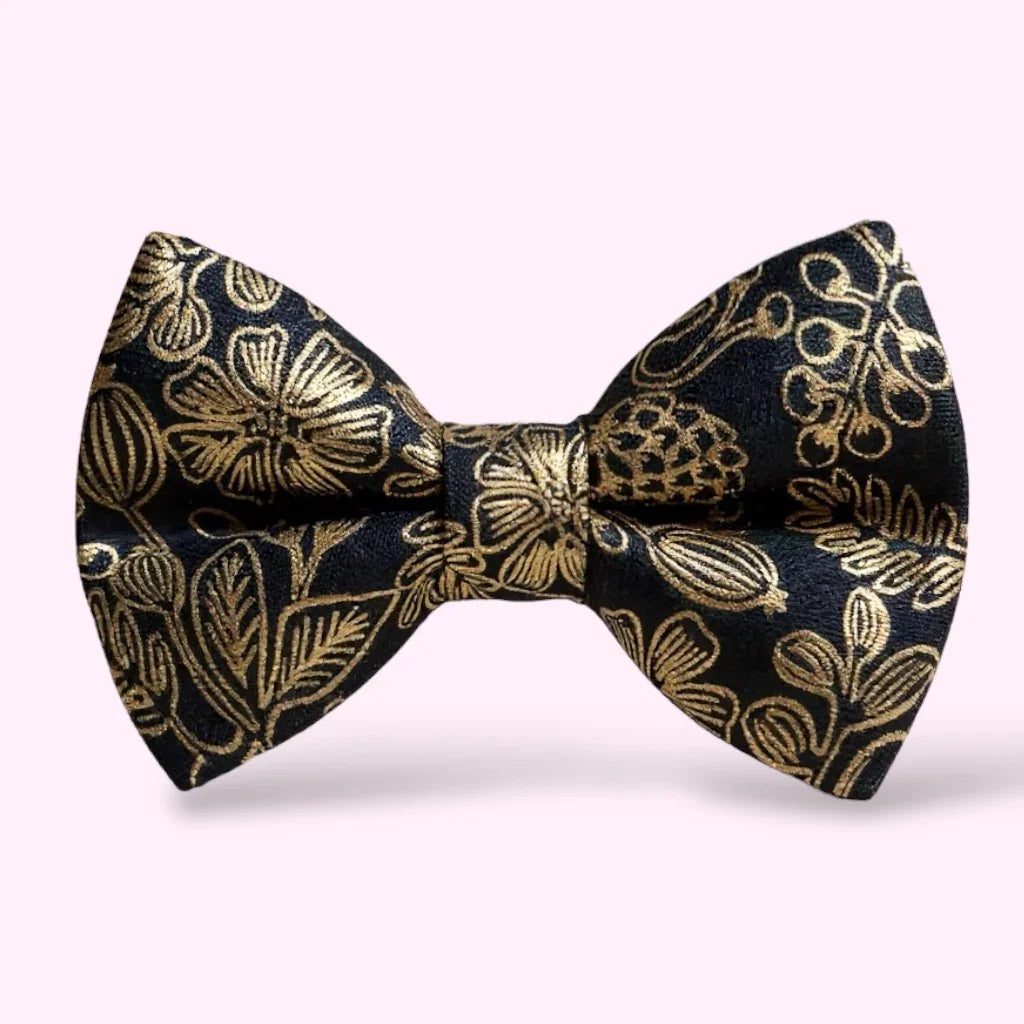 Black and gold hair bow for girls women and Christmas bows
