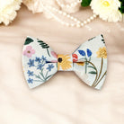 Floral Bow Tie- Cotton Garden Bowtie for Men and Boys for wedding party, groomsmen, and ring bearers.