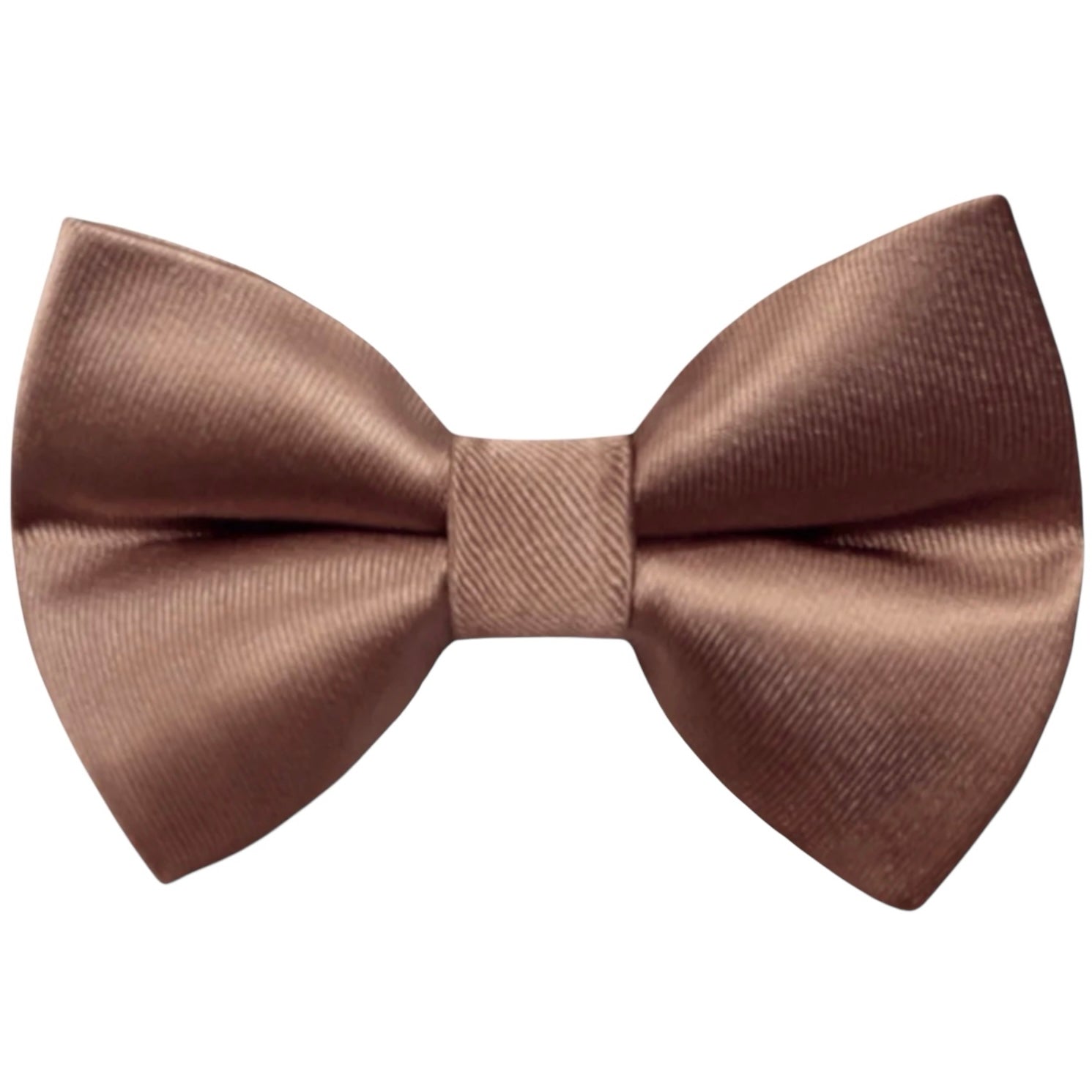 Neutral taupe bow tie for wedding, ring bearers and groomsmen.