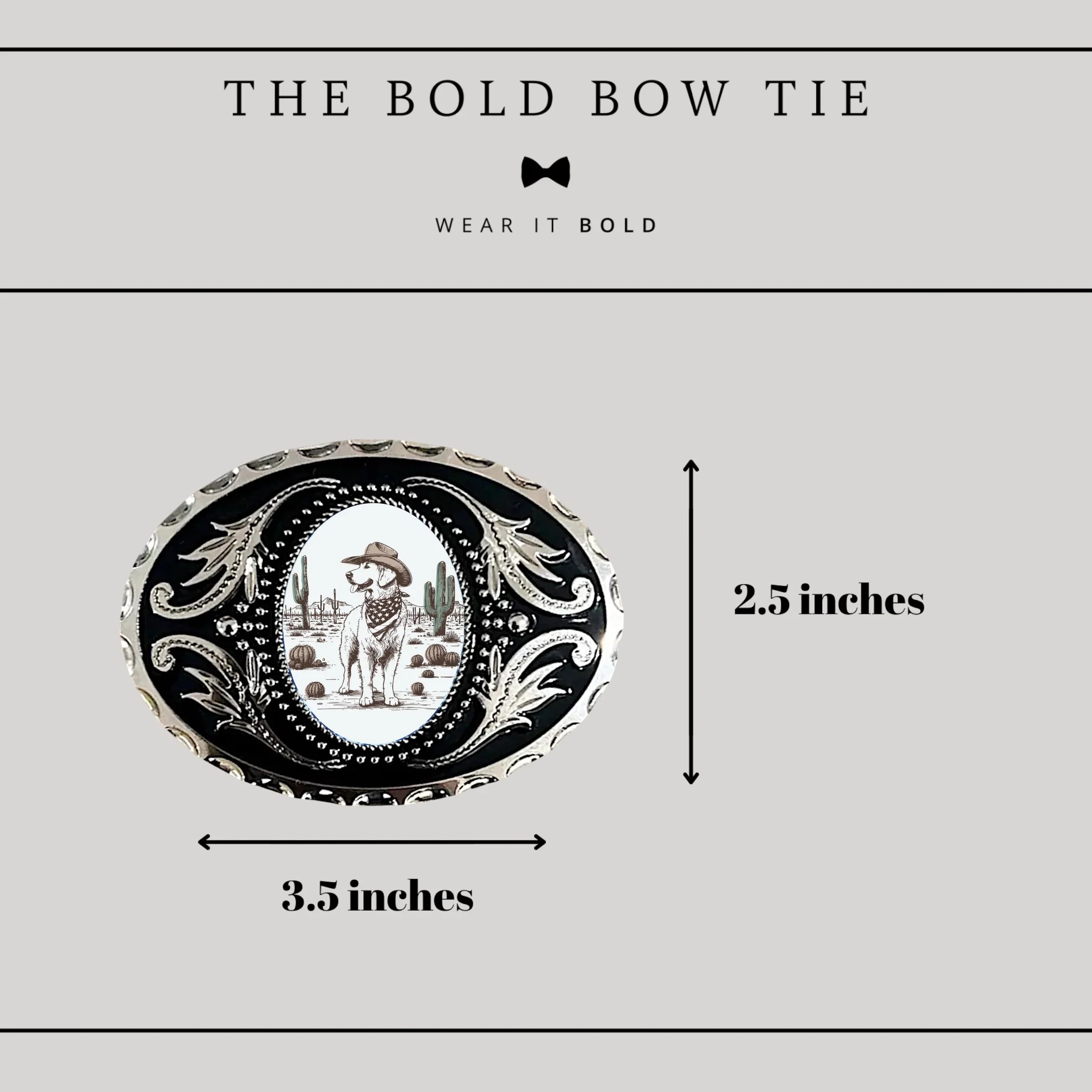 Two options for belt buckles: Option 1 has a leaf pattern and option 2 has flowers on it