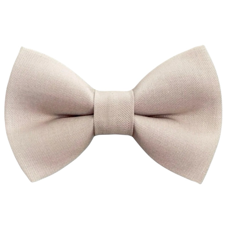 Almond Biscotti Bow Tie- Mens Wedding Bowtie for groomsmen, ring bearers and groom.