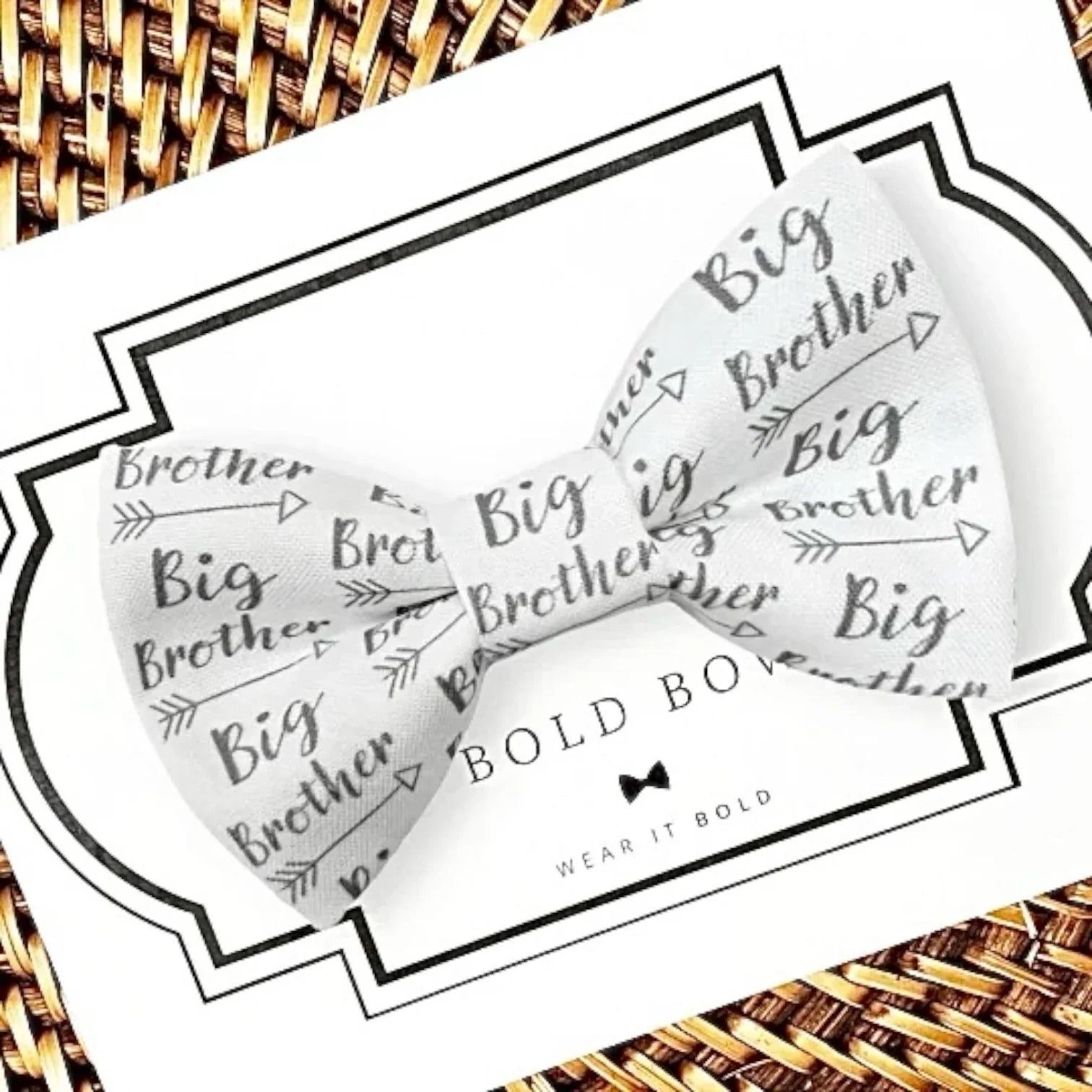Big Brother Dog bow tie or Cat bow tie for pet bowtie collar.