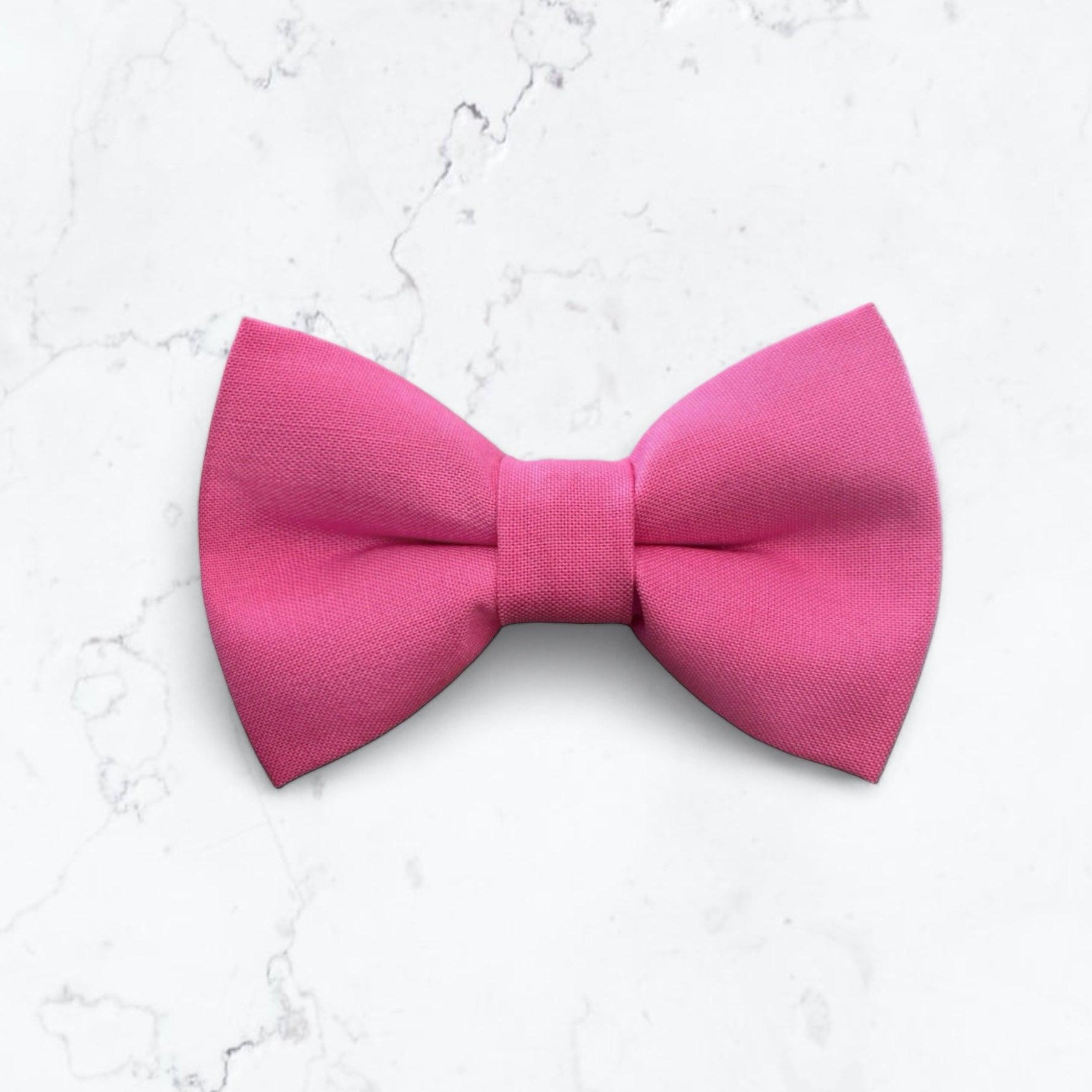 Candy Pink Bow Tie for wedding or special event.