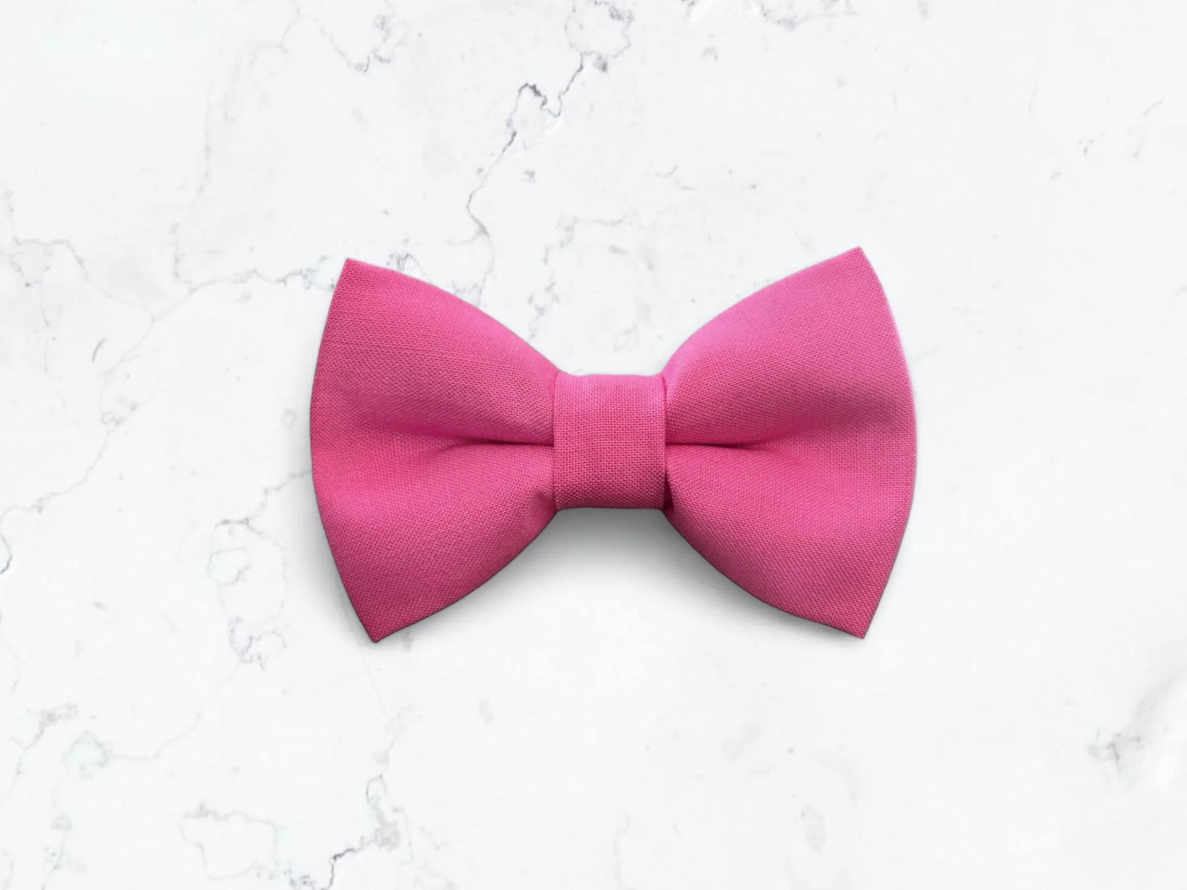 Candy Pink Bow Tie for wedding or special event.