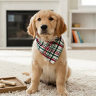 Holly Jolly Christmas Plaid Dog Bandana