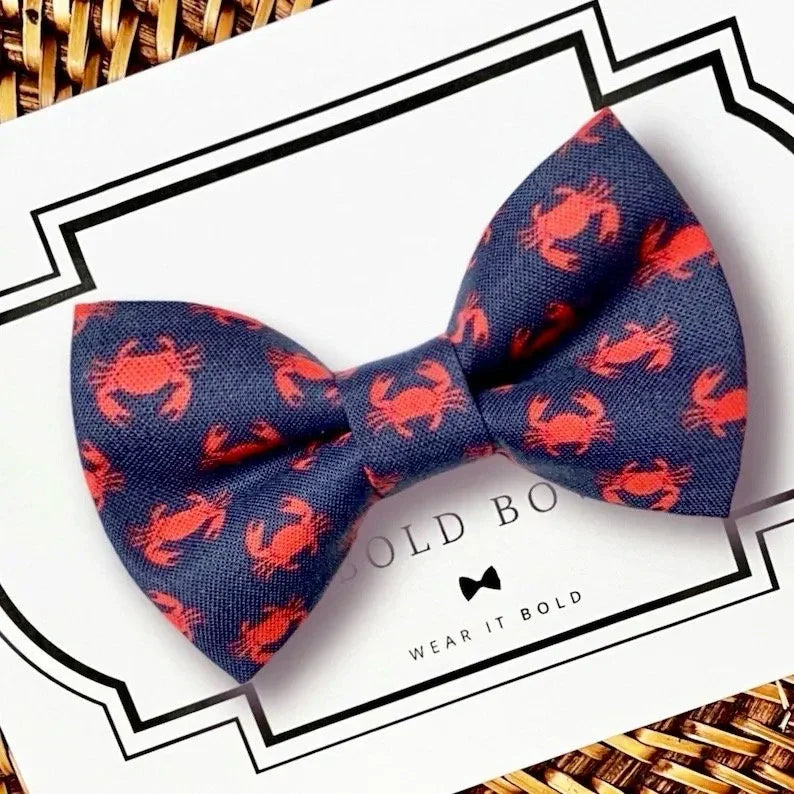 Crab Dog bow tie or Cat bow tie for pet bowtie collar.