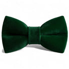 Velvet green bow tie for Christmas and wedding.