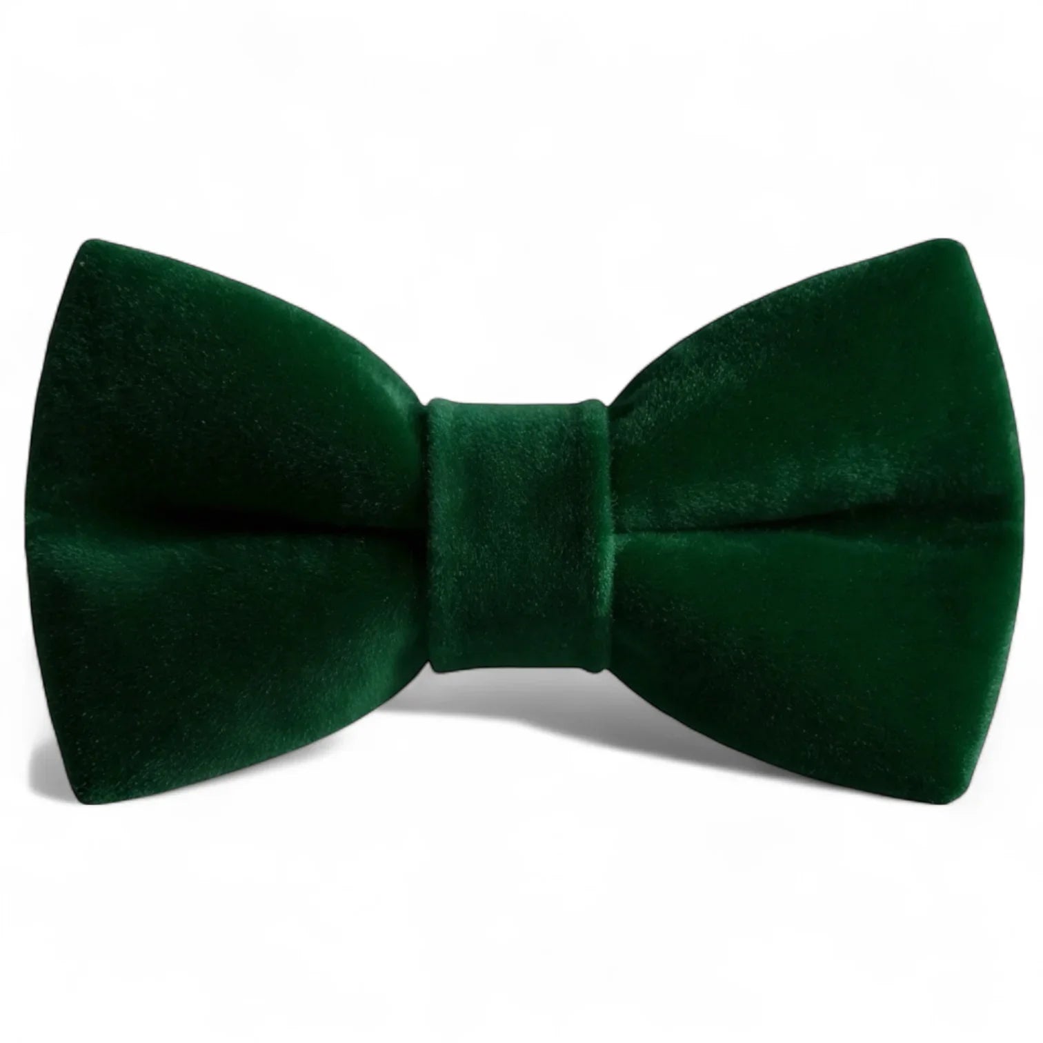 Velvet green bow tie for Christmas and wedding.