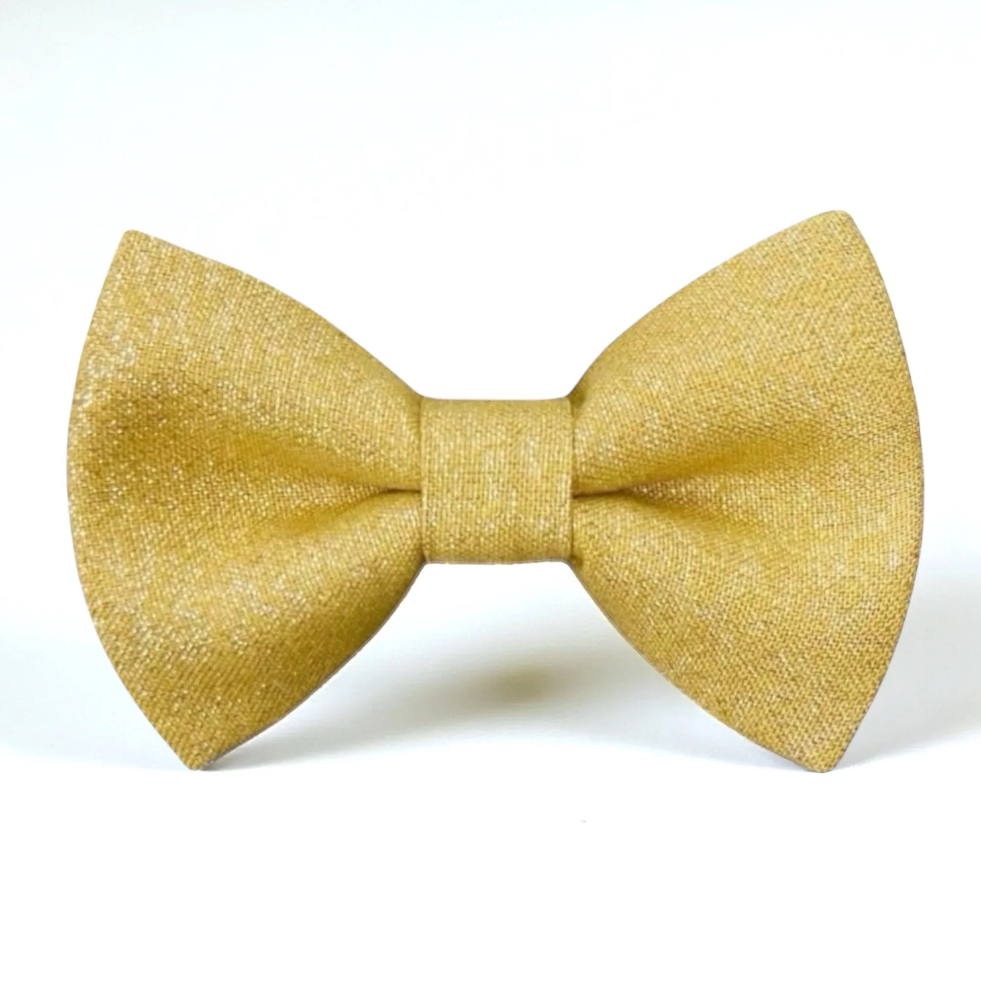 Gold Bow Tie – Gold Colored Mens Bowtie for Wedding & New Year’s Eve Formal Bow Tie for Grooms, groomsmen, ring bearers & Parties