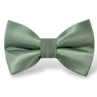 Dusty Sage Green Bow Tie- in Satin For a wedding, groomsmen and ring bearer