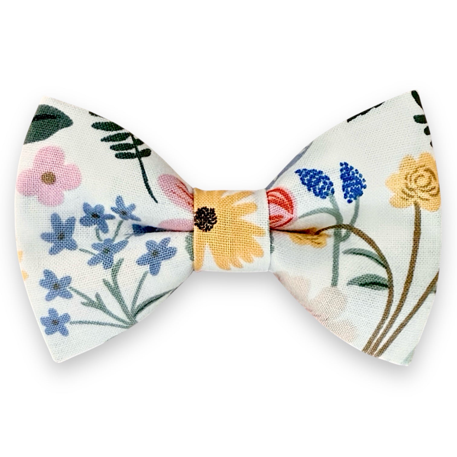 Floral Bow Tie- Cotton Garden Bowtie for Men and Boys for wedding party, groomsmen, and ring bearers.