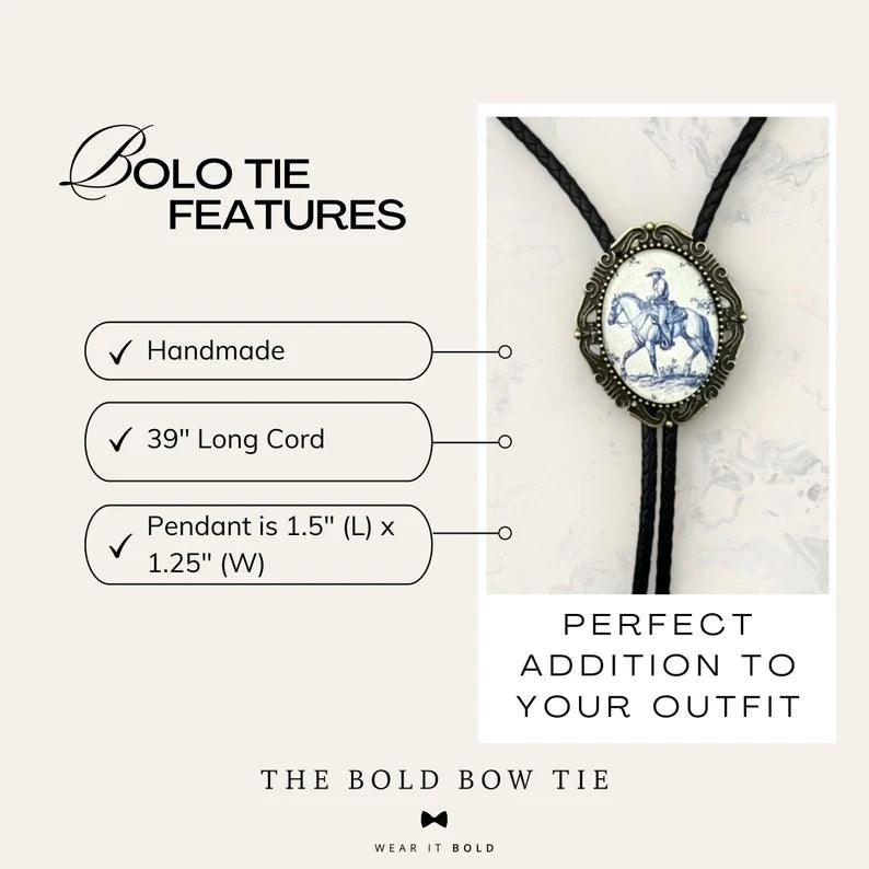 bolo tie infographic