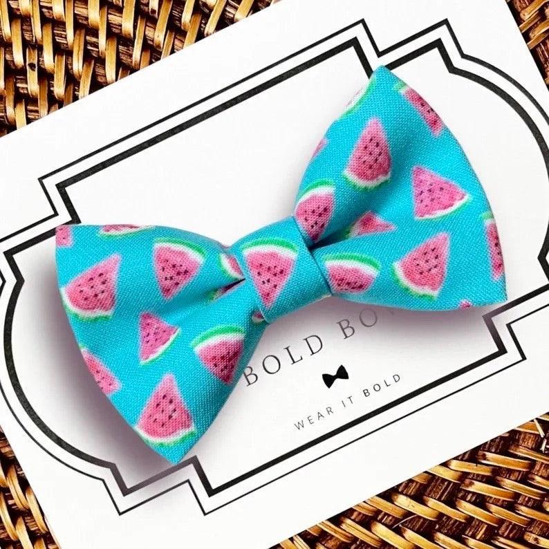 Watermelons Dog bow tie or Cat bow tie for pet bowtie collar.
