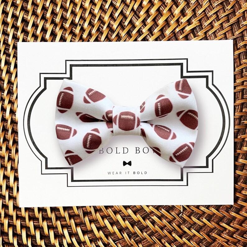 Football Dog bow tie or Cat bow tie for pet bowtie collar.