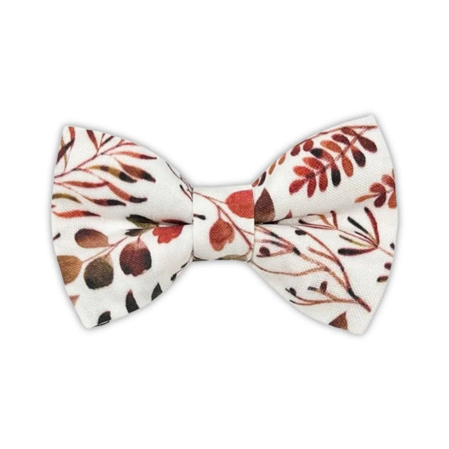 Size chart for pre-tied bow ties from The Bold Bow Tie detailing measurements across three sizes. Small is 3.5 inches wide and recommended for ages 6 months to 5 years. Medium is 4 inches wide and recommended for ages 6 to 12 years. Large is 4.5 inches wide and recommended for ages 13 years and up. Visual icons illustrate the relative sizes with horizontal arrows showing that width is measured from wingtip to wingtip. Bottom text notes that all bow ties are pre-tied and ready to add to your outfit.