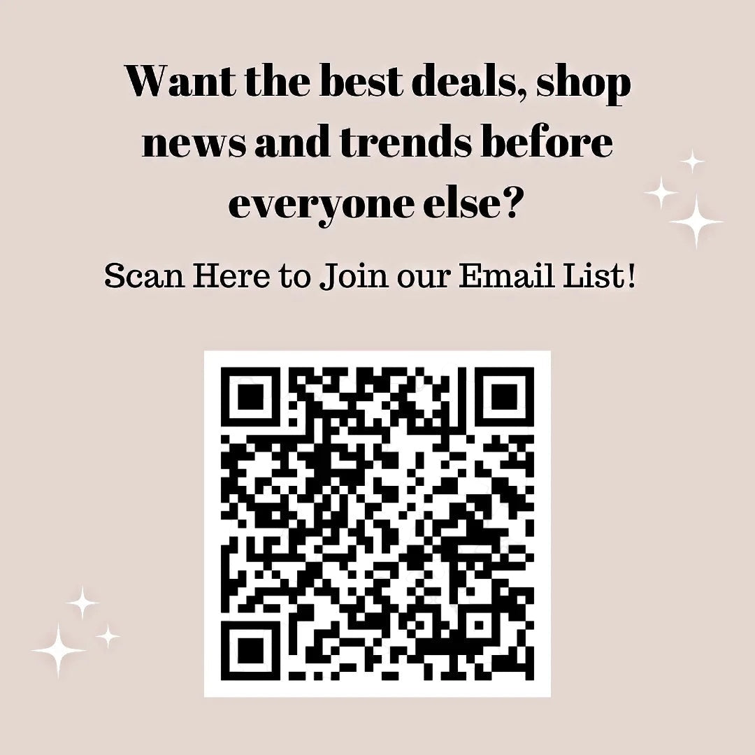 a QR code and a message asking for the best deals, news, and trends before everyone else.