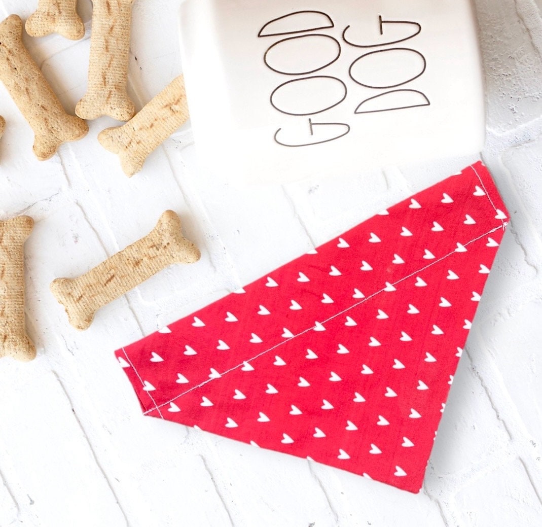 Valentines dog bandana
