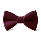 Cabernet Bow Tie- Burgundy Wine Cotton Bowtie for wedding, groomsmen and ring bearer outfit.