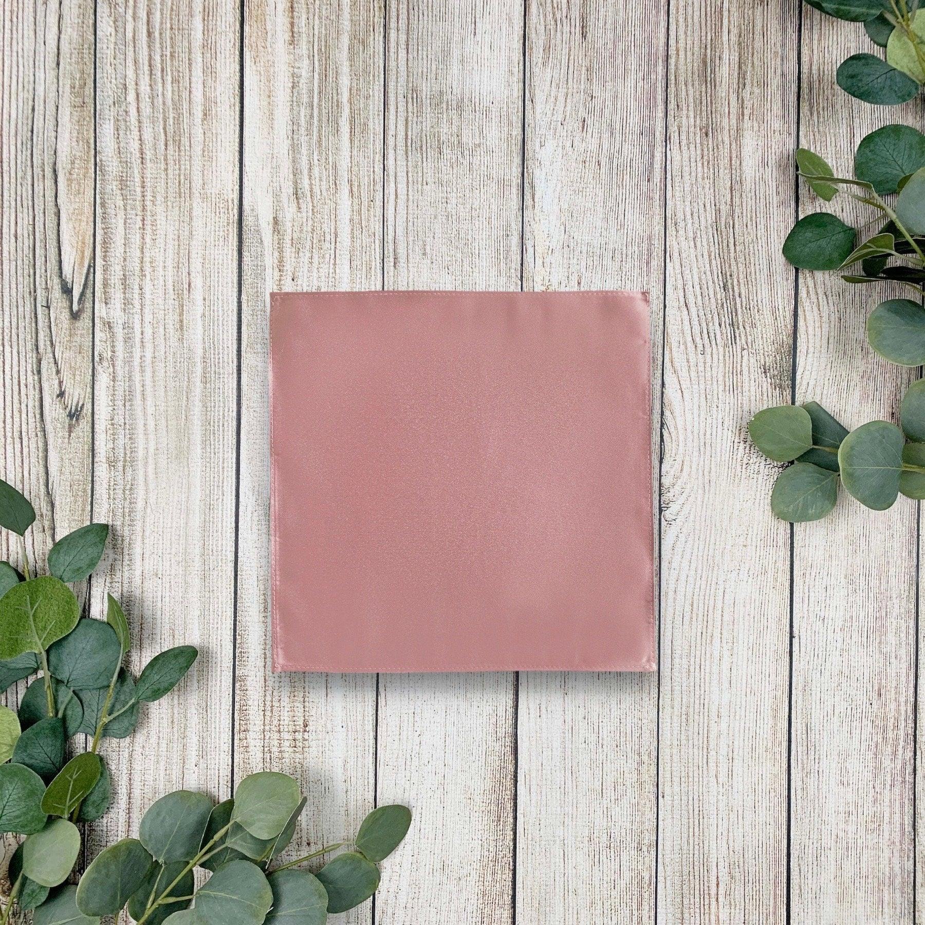 Rose gold pocket square