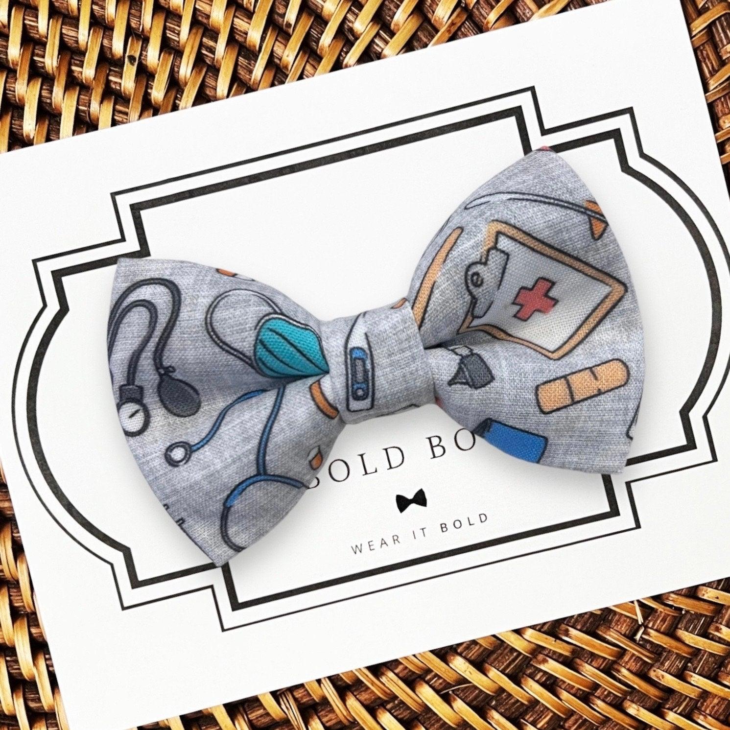 Nurse Dog Bow Tie or Cat Bow Tie- Nurse Appreciation