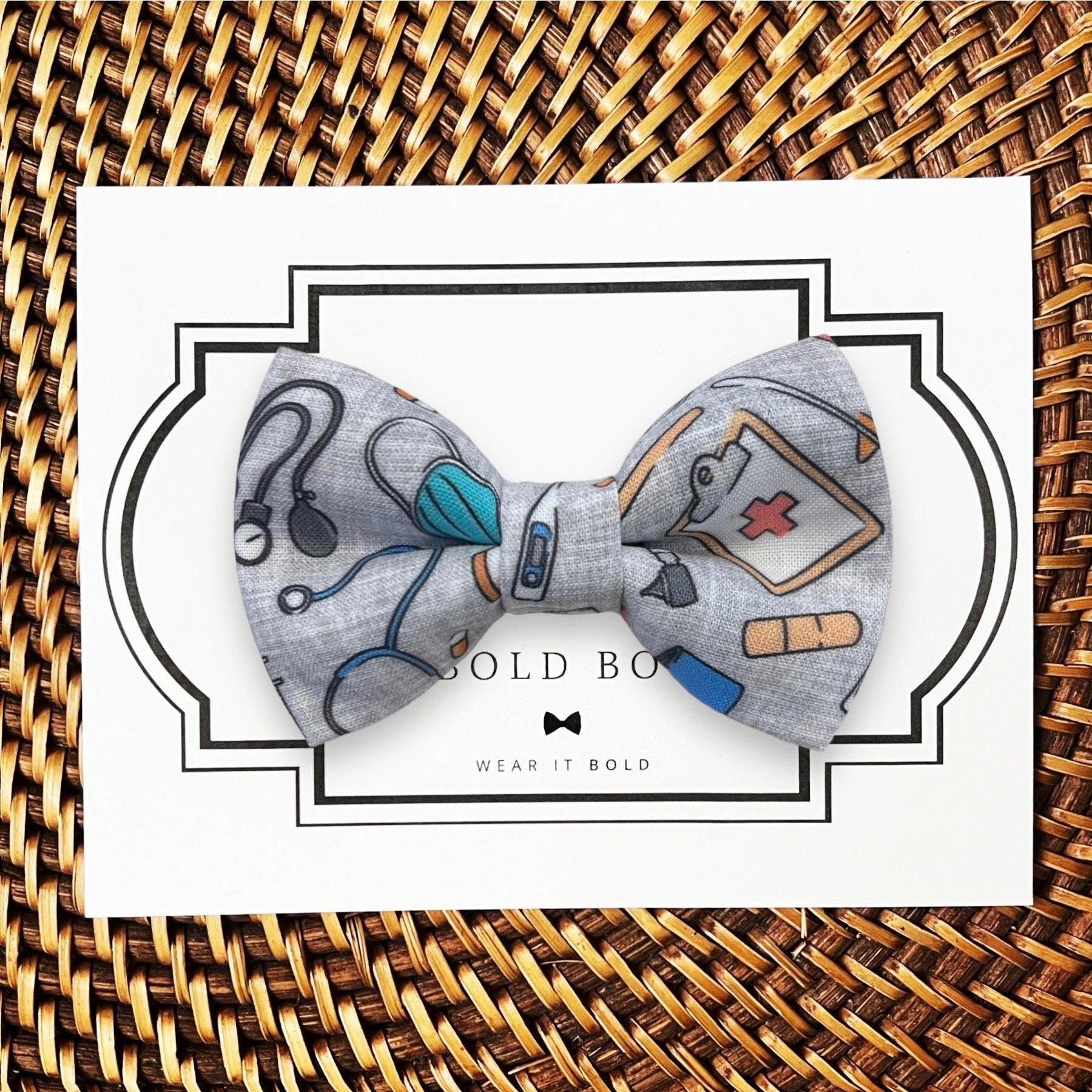 Nurse Dog Bow Tie or Cat Bow Tie- Nurse Appreciation