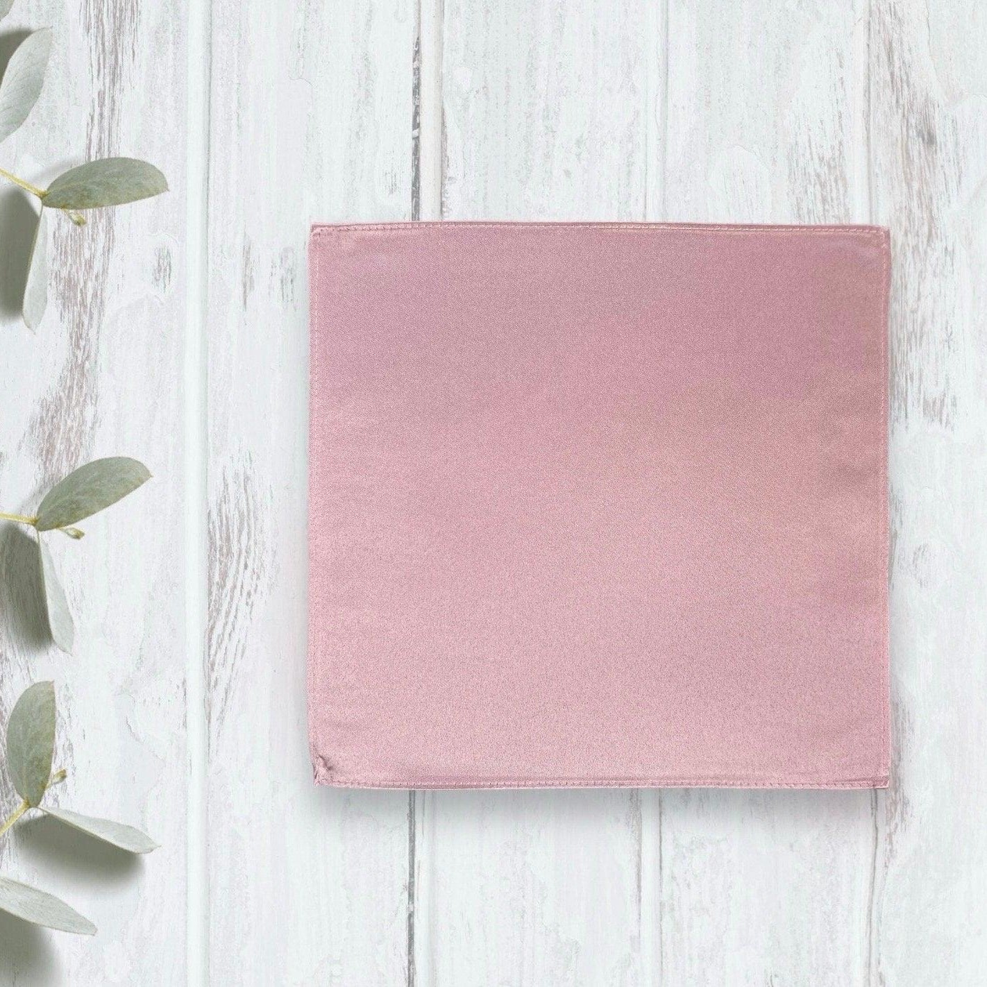 Rose gold pocket square for wedding or special event.