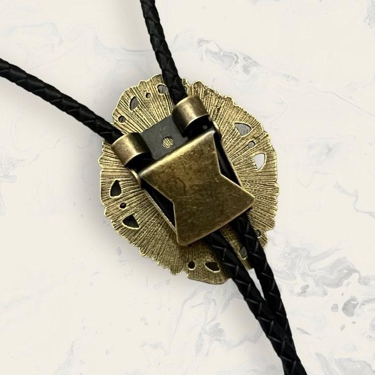 Brass bolo tie clasp