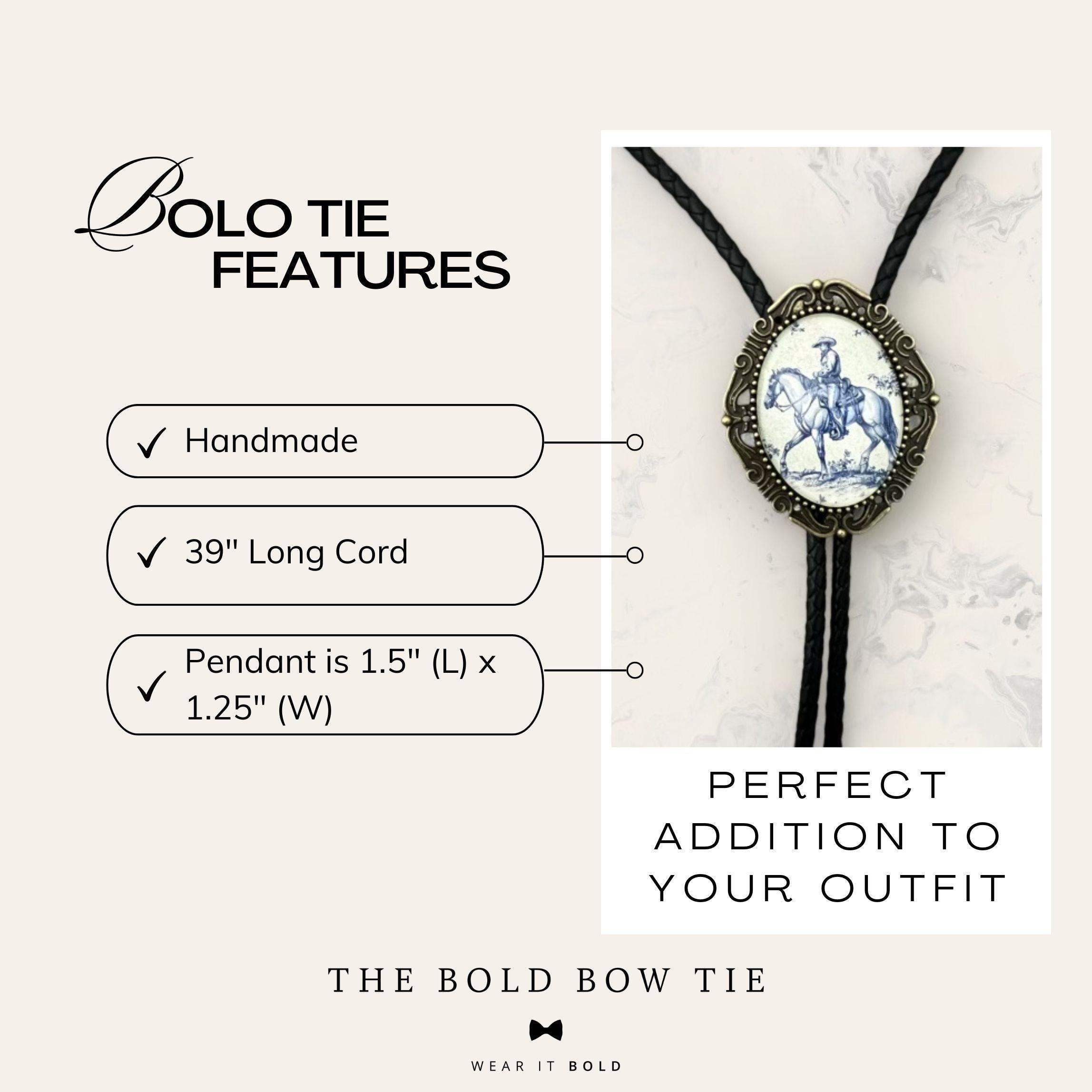 bolo tie infographic